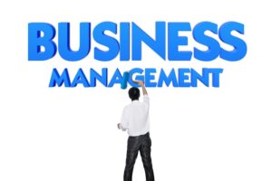 Business word for business and finance concept, Business management